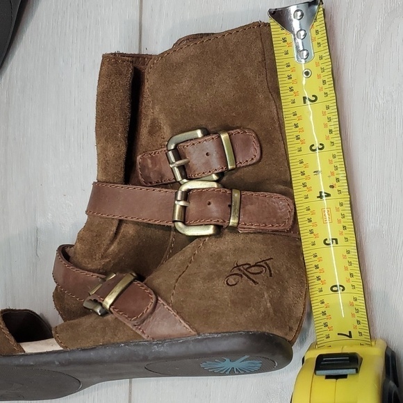 OTBT Womens Raytown Gladiator Suede Open Toe Flats bootie shoes sz 7M - Picture 14 of 16